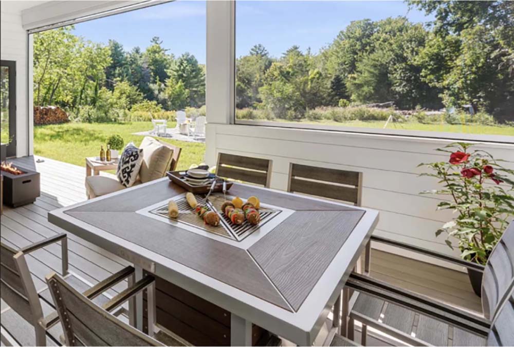 outdoor korean bbq portable table