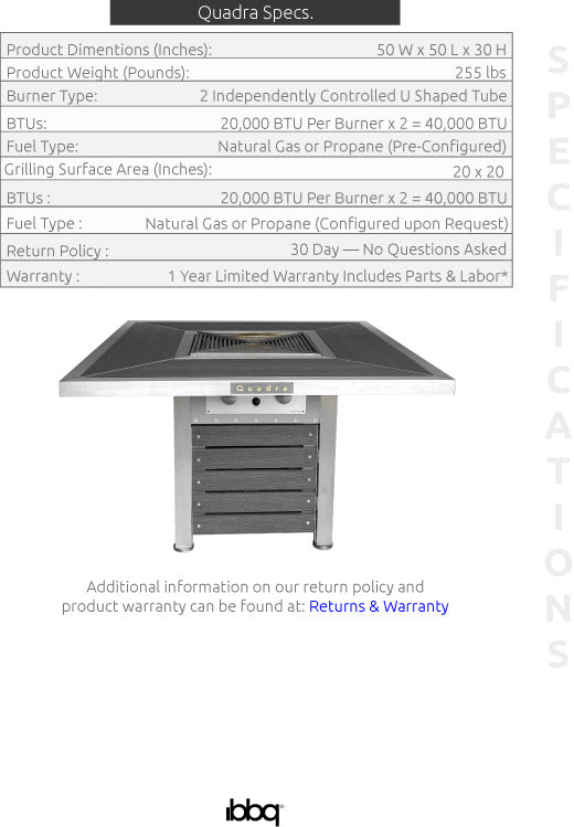 product specification