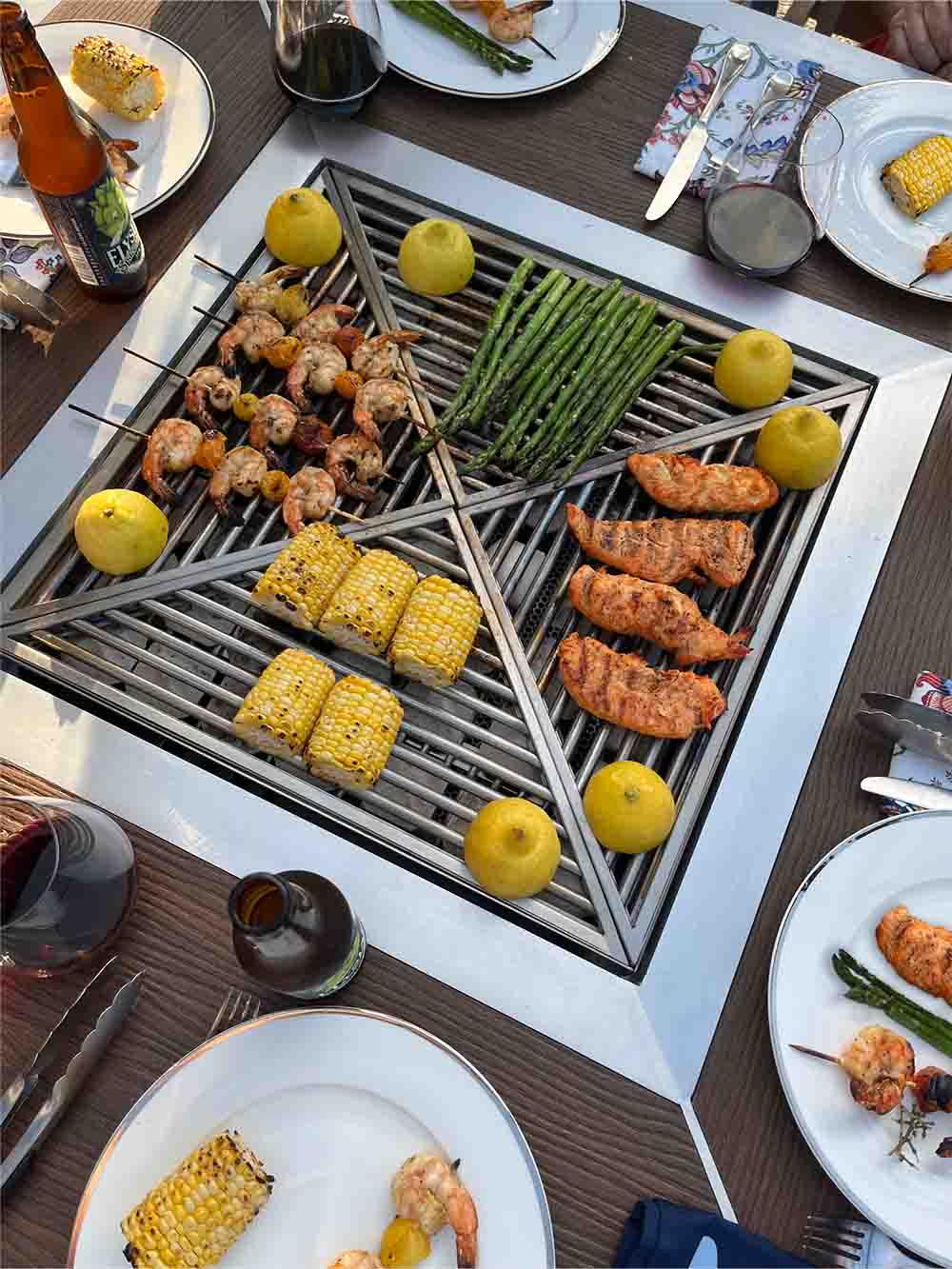 Korean BBQ table