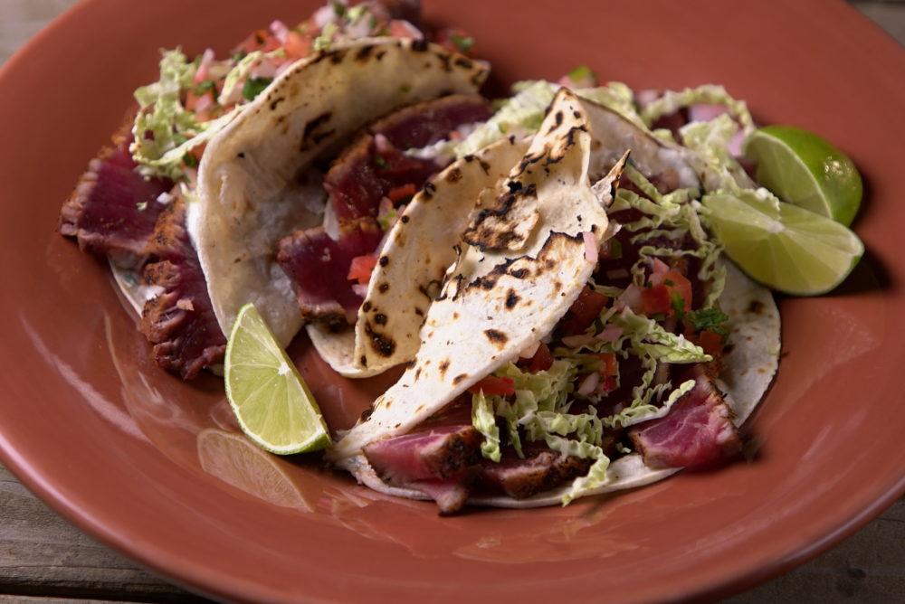 Tuna Tacos with Tequila Crema - Steven Raichlen Recipe #9
